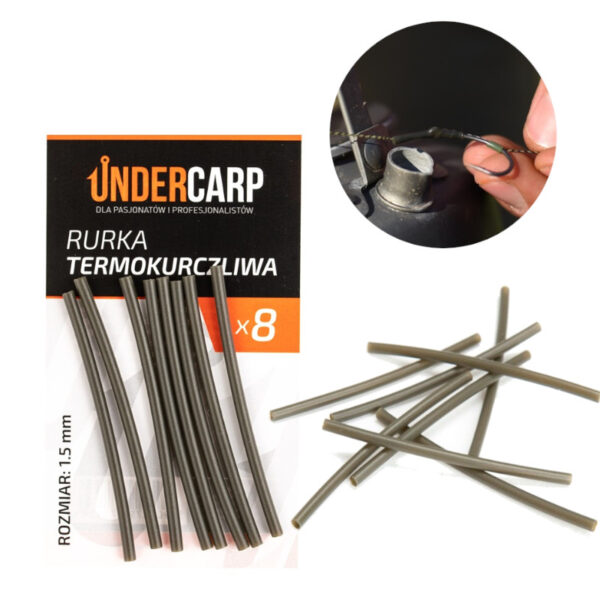 UNDERCARP RURKA TERMOKURCZLIWA ZIELONA 1,5 mm