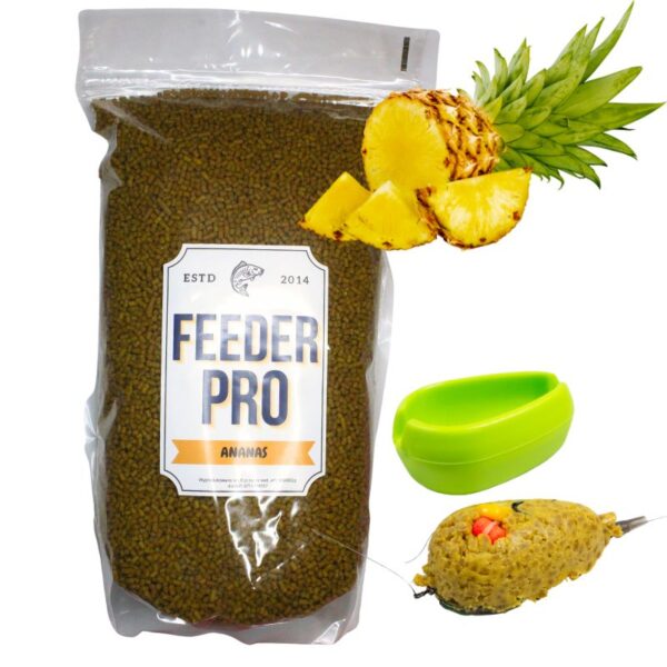FEEDER PRO ANANAS 2MM PELLET ZANĘTOWY METHOD - obrazek 2