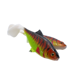 ZESTAW 2X DUŻA GUMA REAL FISH 14 CM FLUO TIGER