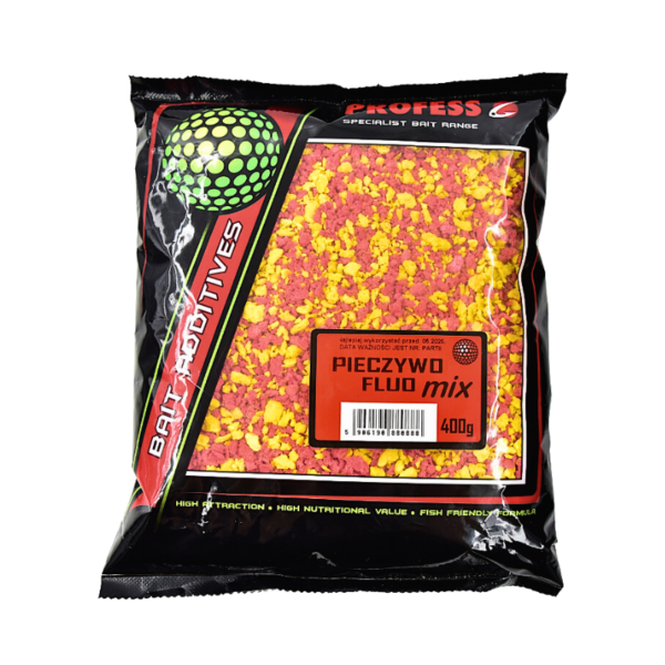 PROFESS PIECZYWO DODATEK ZANĘTOWY FLUO MIX CZERWONE I ŻÓŁTE 400g - obrazek 2