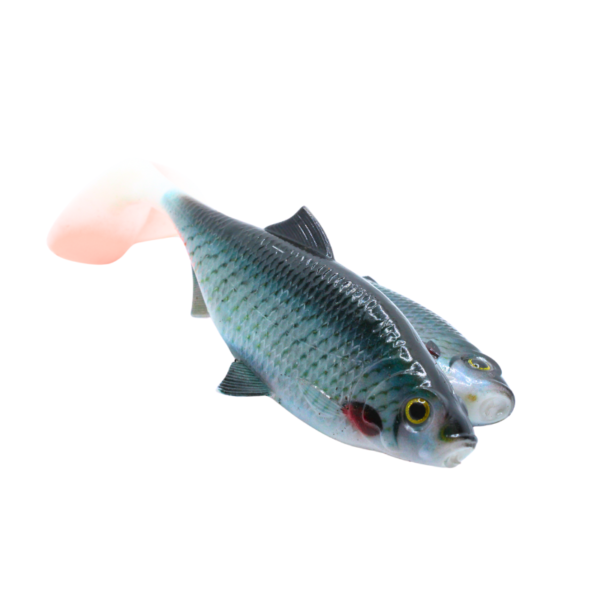 ZESTAW 2X DUŻA GUMA REAL FISH NA 14 CM PŁOĆ