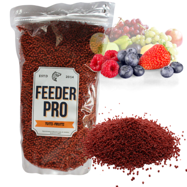 FEEDER PRO TUTTI-FRUTTI 3MM PELLET ZANĘTOWY METHOD