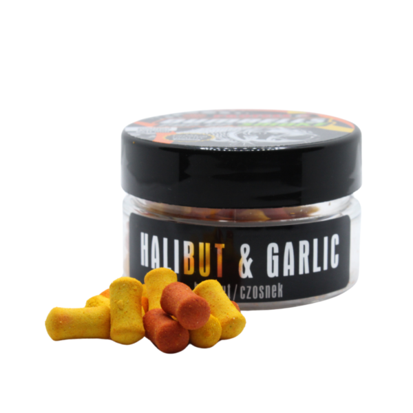 PROFESS DUMBELLS POP-UP SMOKE HALIBUT - CZOSNEK 6x11 mm - obrazek 2