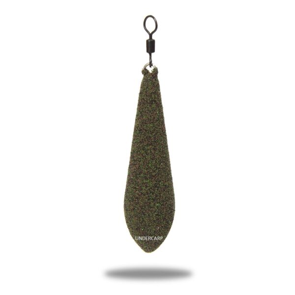 UNDERCARP CIĘŻAREK DO DALEKICH RZUTÓW POCISK ZIELONY 100 g - obrazek 2