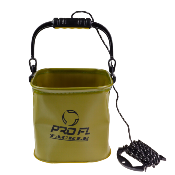 FL WIADRO KARPIOWE PVC 5L CZERPAK DO NABIERANIA WODY - obrazek 2