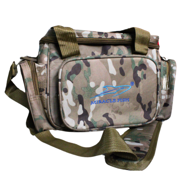 MIRACLE TORBA WĘDKARSKA SPINNINOWA CAMO MORO - obrazek 3