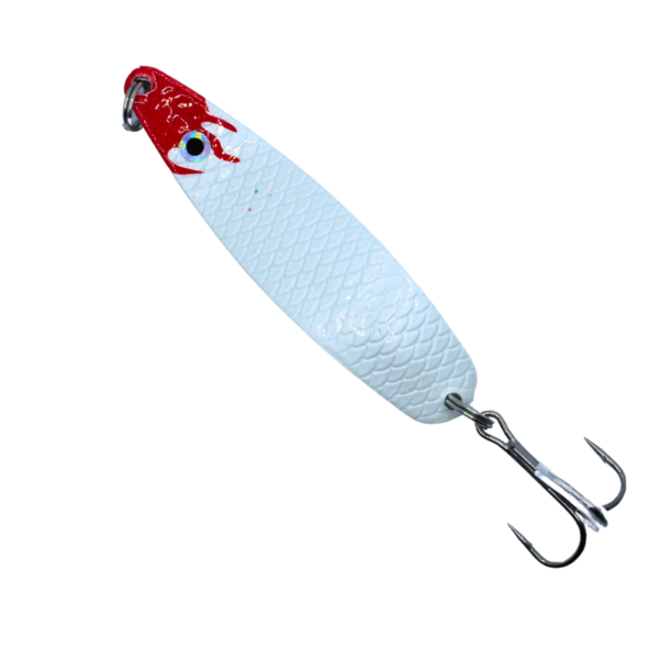 FL WAHADŁO SZCZUPAKOWE CZERWONO-BIAŁE 8 CM 18 G - obrazek 3