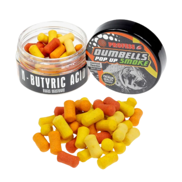 PROFESS DUMBELLS POP-UP SMOKE N-BUTYRIC ACID 6x11 - obrazek 3