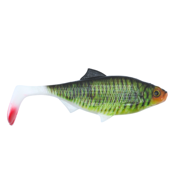 ZESTAW 2X DUŻA GUMA REAL FISH 14 CM GREEN TIGER - obrazek 3