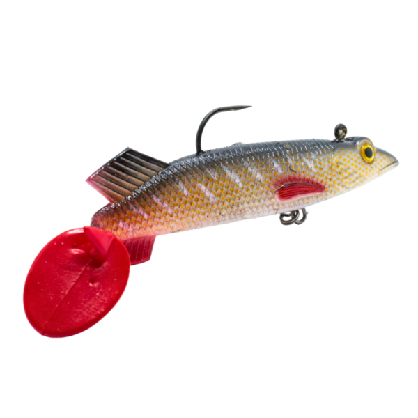 UZBROJONA GUMA SZCZUPAK BRĄZ 14CM /36 G - obrazek 4