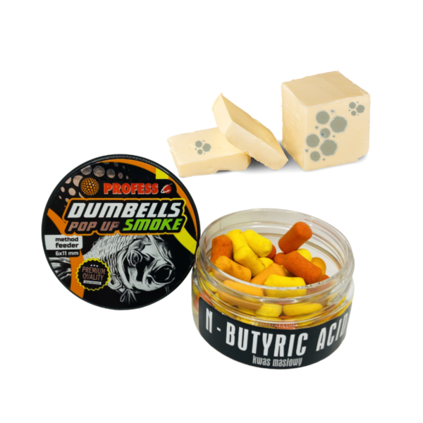 PROFESS DUMBELLS POP-UP SMOKE N-BUTYRIC ACID 6x11 - obrazek 4