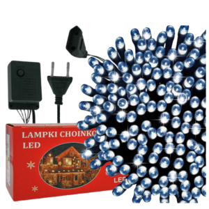 LAMPKI CHOINKOWE LED 300 BIAŁE ZEWNĘTRZNE / WEWNĘTRZNE