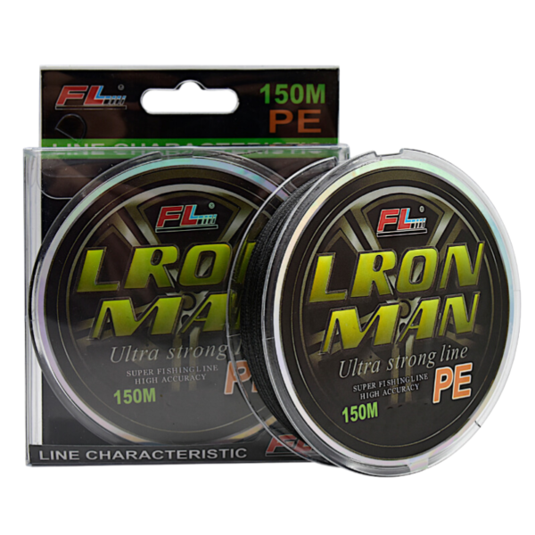 PLECIONKA WĘDKARSKA 0,30MM 150M CZARNA lron man - obrazek 2