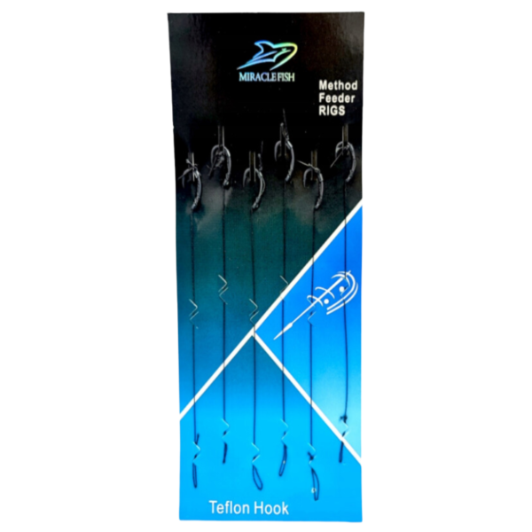 MIRACLE - METHOD FEEDER RIGS X6 ROZMIAR 8 Z IGŁĄ - obrazek 3