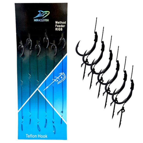 MIRACLE - METHOD FEEDER RIGS X6 ROZMIAR 8 Z IGŁĄ