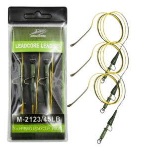 MIRACLE ZESTAW KARPIOWY LEADCORE DO CIĘŻARKÓW Z KLIPSEM X3