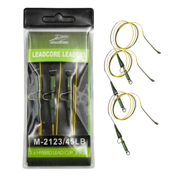 MIRACLE ZESTAW KARPIOWY LEADCORE DO CIĘŻARKÓW Z KLIPSEM X3 - obrazek 4