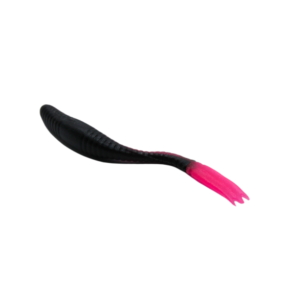 FINESSE BAIT DUCK WORM 75MM RÓŻOWO - CZARNY 135 - obrazek 4
