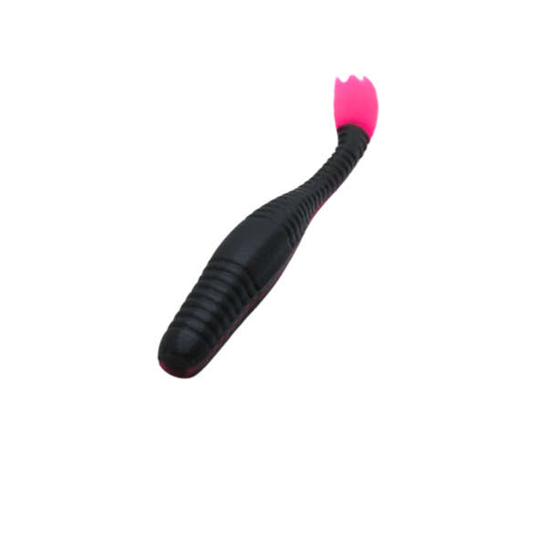 FINESSE BAIT DUCK WORM 75MM RÓŻOWO - CZARNY 135 - obrazek 5