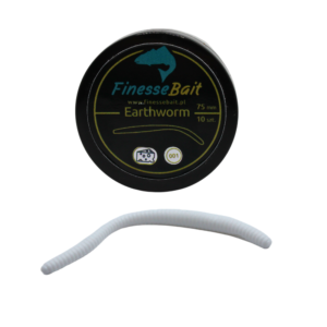 FINESSE BAIT EARTHWORM BIAŁY 001