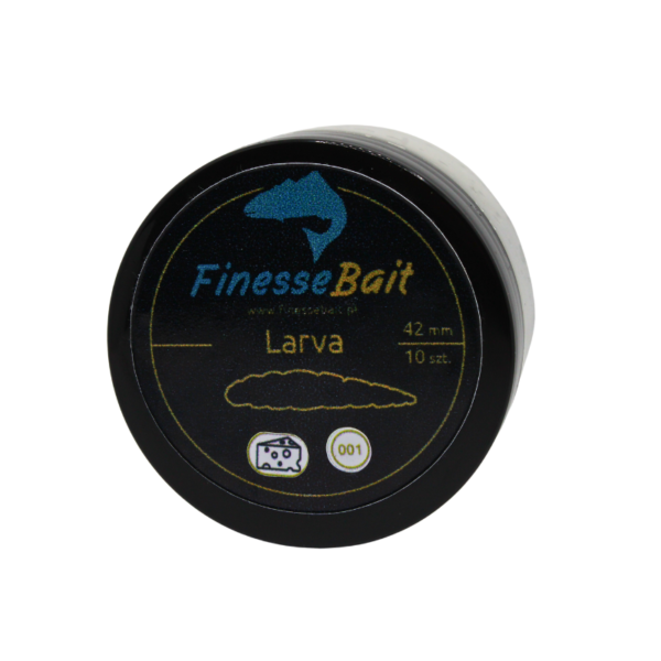 FINESSE BAIT LARVA 42MM  BIAŁA 001 - obrazek 2