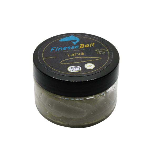 FINESSE BAIT LARVA 42MM  BIAŁA 001 - obrazek 3