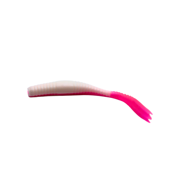 FINESSE BAIT DUCK WORM 75MM RÓŻOWO - BIAŁY 105 - obrazek 3