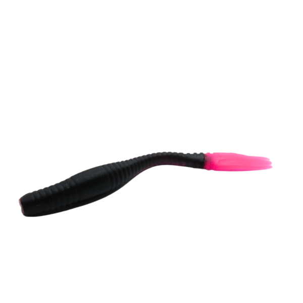 FINESSE BAIT DUCK WORM 75MM RÓŻOWO - CZARNY 135 - obrazek 3