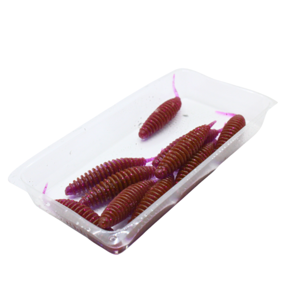 FINESSE BAIT MOUSE WORM 48 MM MOTOR OIL VIOLET 301 - obrazek 3