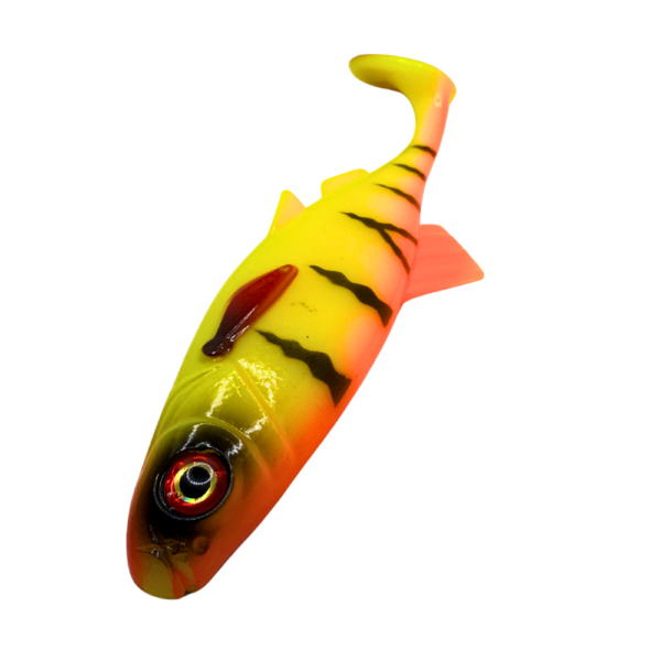 GUMA PIKE SHAD 15 CM / 26 G ORANGE TIGER - obrazek 5