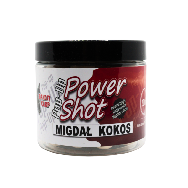 POWER SHOT POP-UP 10mm 16mm MIGDAŁ - KOKOS - obrazek 3