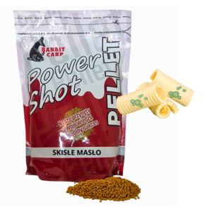 POWER SHOT PELLET 2mm SKISŁE MASŁO 1KG - Bandit Carp
