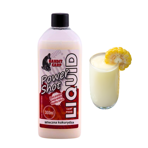 POWER SHOT LIQUID MLCZNA KUKURYDZA  300ml Bandit Carp