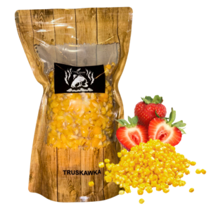 CARP FOOD KUKURYDZA 1KG TRUSKAWKA