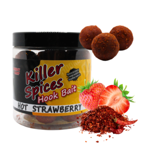 KILLER SPICES HOOK BAITS 20 mm HOT STRAWBERY 250ml