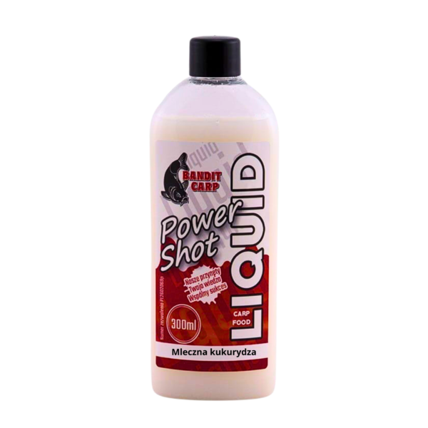 POWER SHOT LIQUID MLCZNA KUKURYDZA  300ml Bandit Carp - obrazek 2
