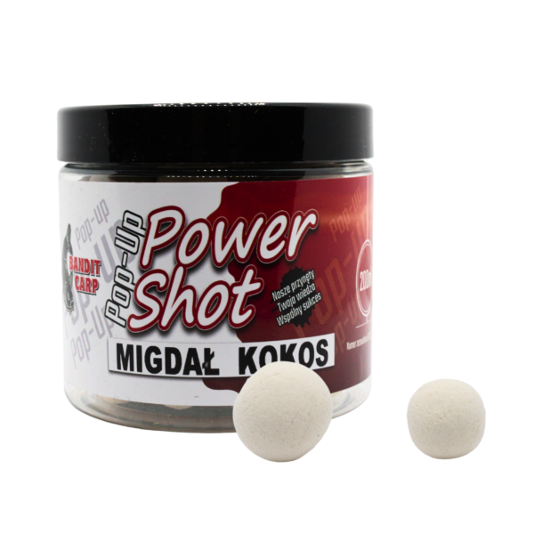 POWER SHOT POP-UP 10mm 16mm MIGDAŁ - KOKOS - obrazek 6