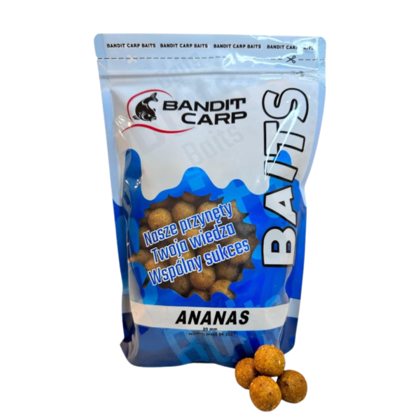 KULKI PROTEINOWE BANDIT BAITS 20mm ANANAS 1KG - obrazek 3