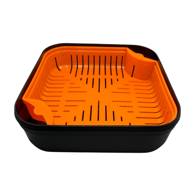 ZESTAW POJEMNIK KUWETA DO ODSĄCZANIA PELLETU 2w1 17×17×6 r. M Z SITKIEM - obrazek 4