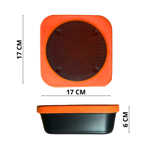 ZESTAW POJEMNIK KUWETA DO ODSĄCZANIA PELLETU 2w1 17×17×6 r. M Z SITKIEM - obrazek 3