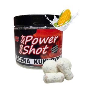 KULKI HACZYKOWE Power Shot  Hook Baits Mleczna Kukurydza
