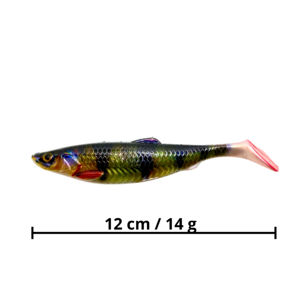 FL PRO GUMA 4D TURBO PERCH TIGER 12 CM 14G - obrazek 6