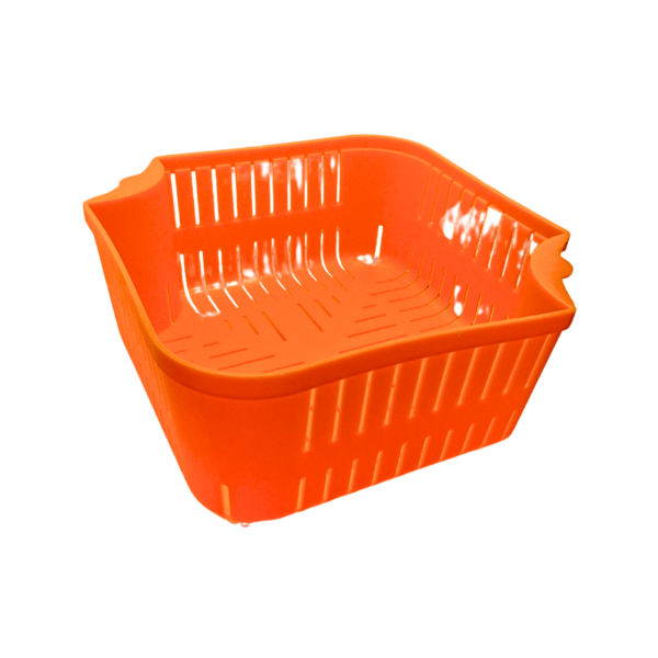 POJEMNIK KUWETA Z SITKIEM DO ODSĄCZANIA PELLETU 2w1 17x17x9  1,8l r. L - obrazek 8