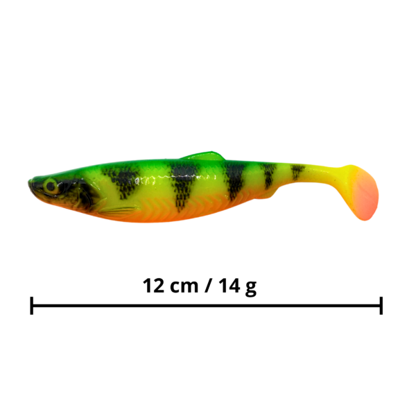 FL PRO GUMA 4D TURBO FIRE TIGER 12 CM 14G - obrazek 3