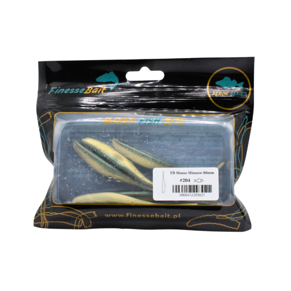 FINESSE BAIT MOUSE MINNOW 80MM AYU 5szt SKUTECZNA PRZYNĘTA GUMA NA OKONIE - obrazek 3