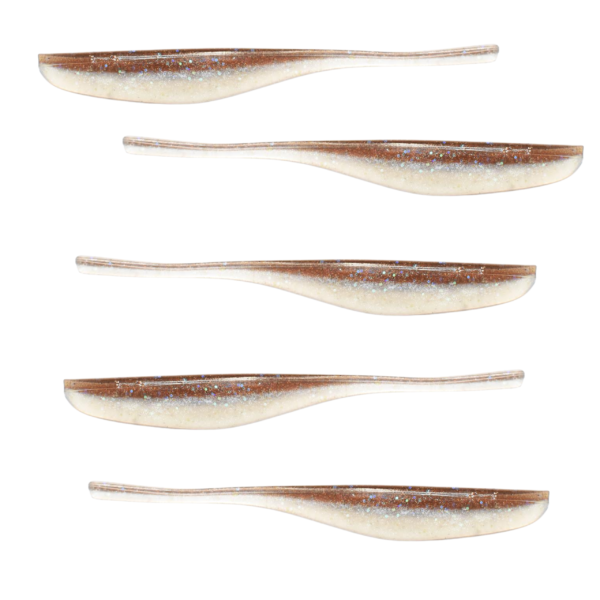 ZESTAW GUMA NA OKONIA ZAPACHOWA FINESSE BAIT MOUSE MINNOW 70MM PEARL ROOT - obrazek 4
