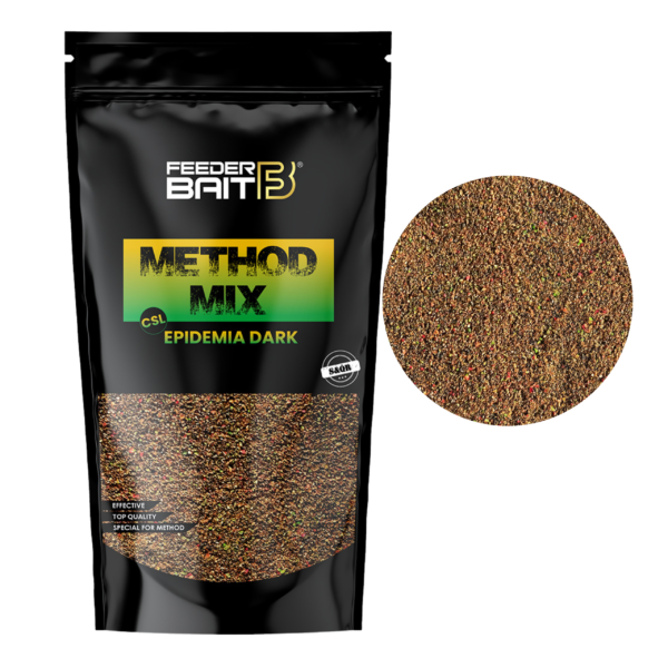 METHOD MIX EPIDEMIA DARK MIX FEEDER BAIT ZANĘTA NA KARPIE 800G
