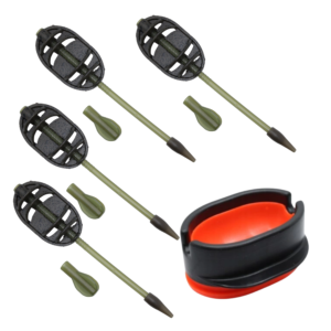 ZESTAW KOSZYKÓW DO METHOD FEEDER 4+1 30G 40G 50G 60G + FOREMKA DO METODY