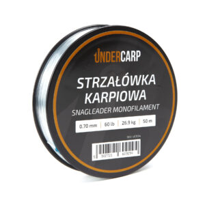 STRZAŁÓWKA KARPIOWA 0,70MM 60LB 50M UNDERCARP SNAGLEADER MONOFILAMENT